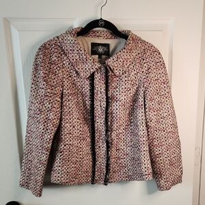 RACHEL Rachel Roy Colorful Tweed Blazer